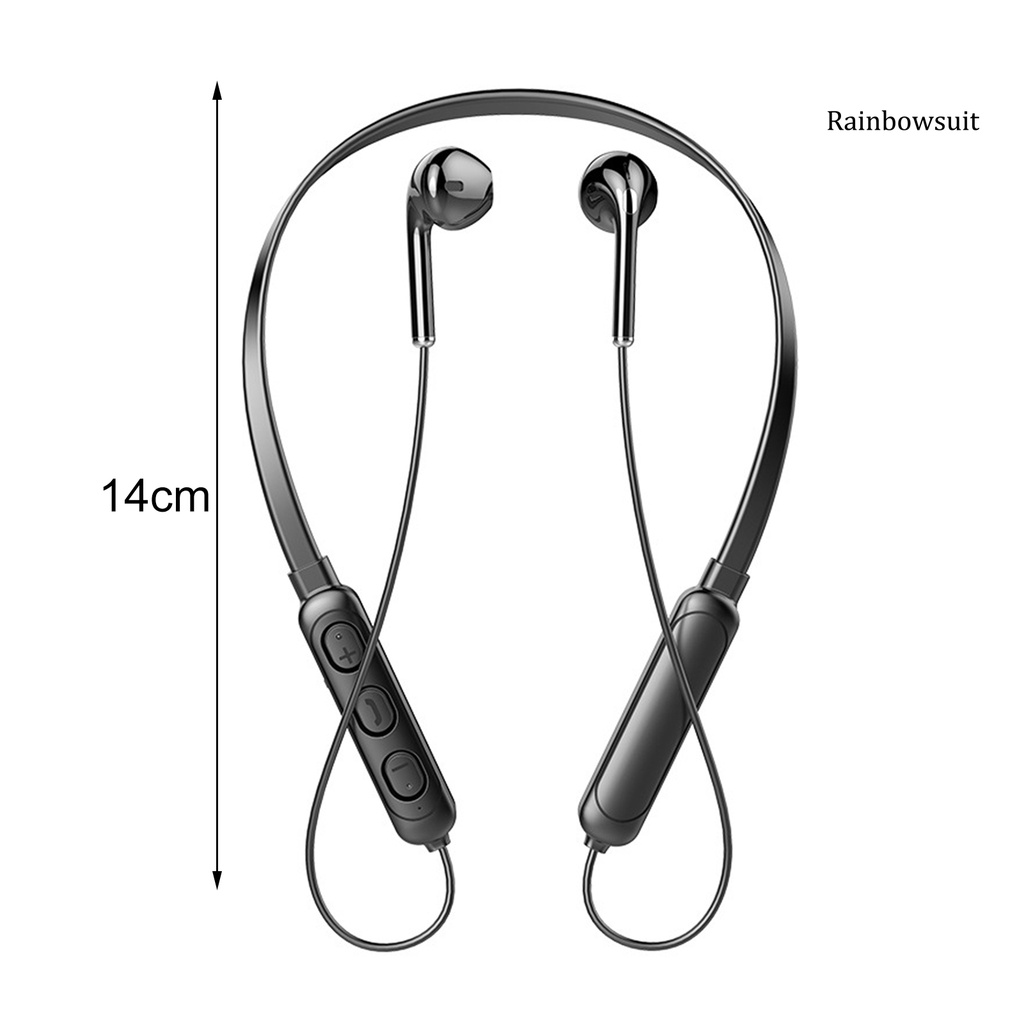 RB- BT76 Bluetooth Earbud High Performance In-ear ABS Neck-Style Wireless Subwoofer Sports Headset for Exercise