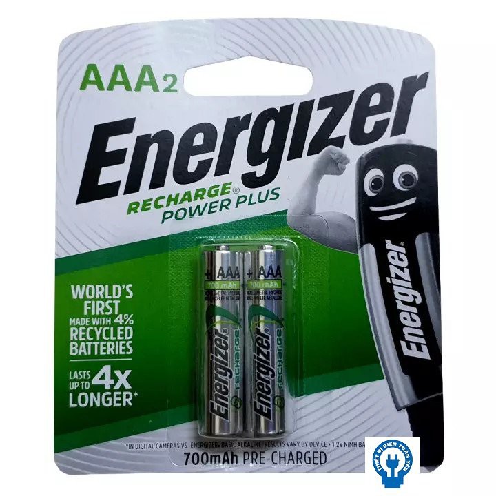 [TOPPIN] Pin Tiểu Sạc AAA Energizer Recharge Extreme 700MAH