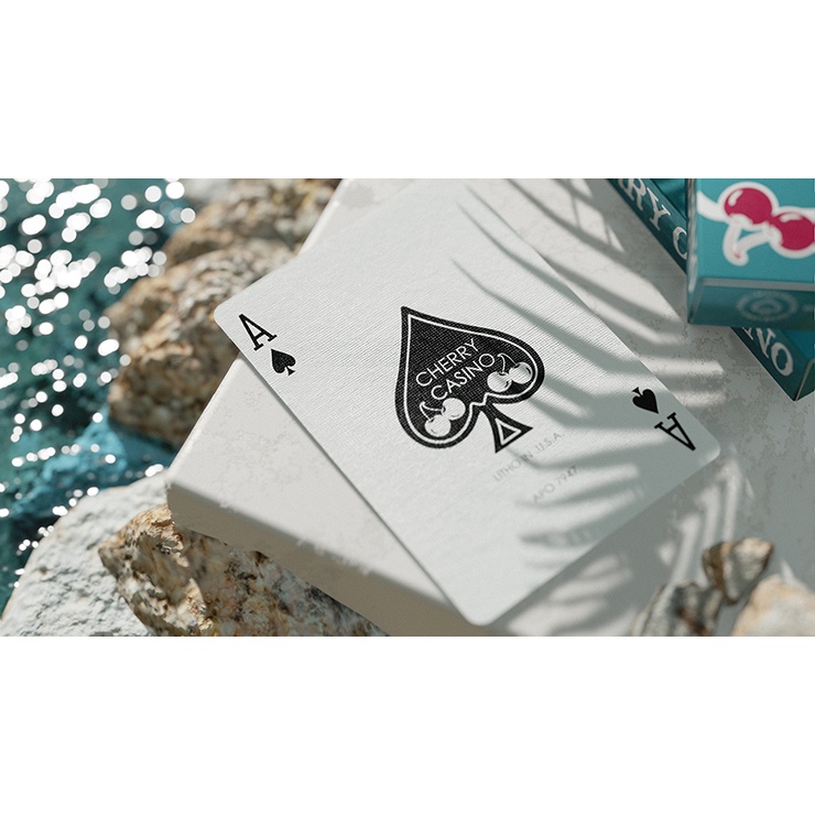 Bộ bài tây, bài ảo thuật Cherry Casino Playing Cards - Bài Mỹ - Bài Chính Hãng