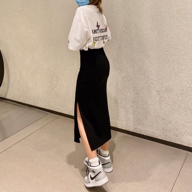 NIEYO MADE- Chân Váy Xẻ Split