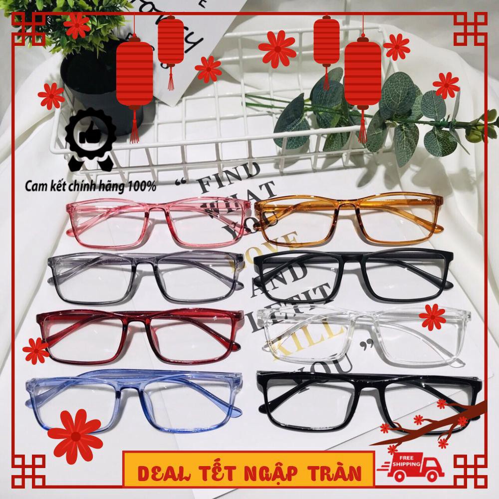 [HÀNG HOT] Mắt kính giả cận gọng dẻo Hàn Quốc 💖 kính mát nam nữ cao cấp hot trend AH154