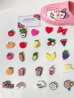 💖 Combo Jibbitz , Sticker mẫu đa dạng cho dép Crocs 💕