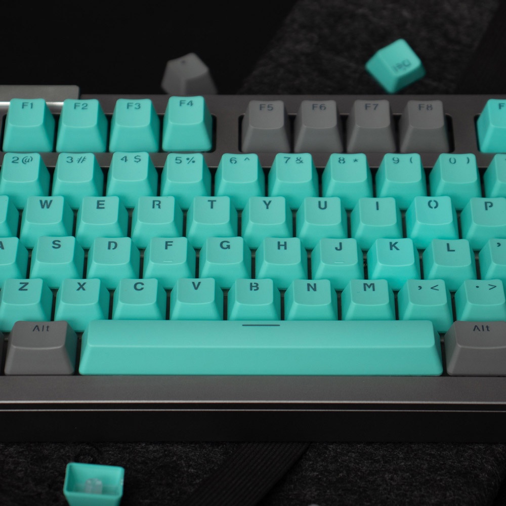 Bộ 108 Nút Bàn Phím Cơ Màu Xám & Xanh Lá Bằng PC Chất Lượng Cao Cho Cherry MX