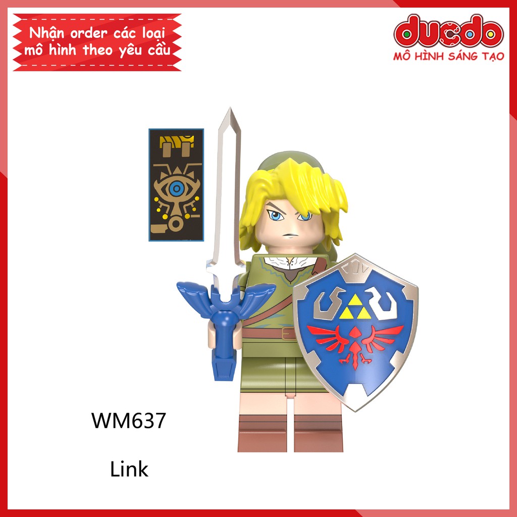 Minifigures các nhân vật trong game huyền thoại The Legend Of Zelda - Đồ chơi Lắp ghép Xếp hình Mini Mô hình WM6053
