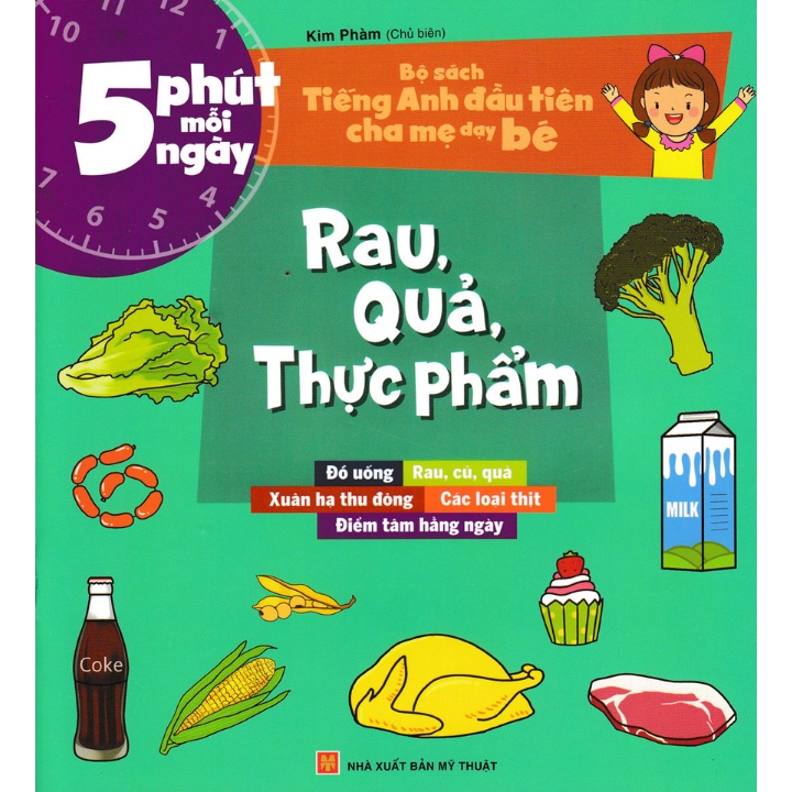 Sách - Combo Tiếng Anh Đầu Tiên Của Bé - 5 Phút Mỗi Ngày (Bộ 8 Cuốn)