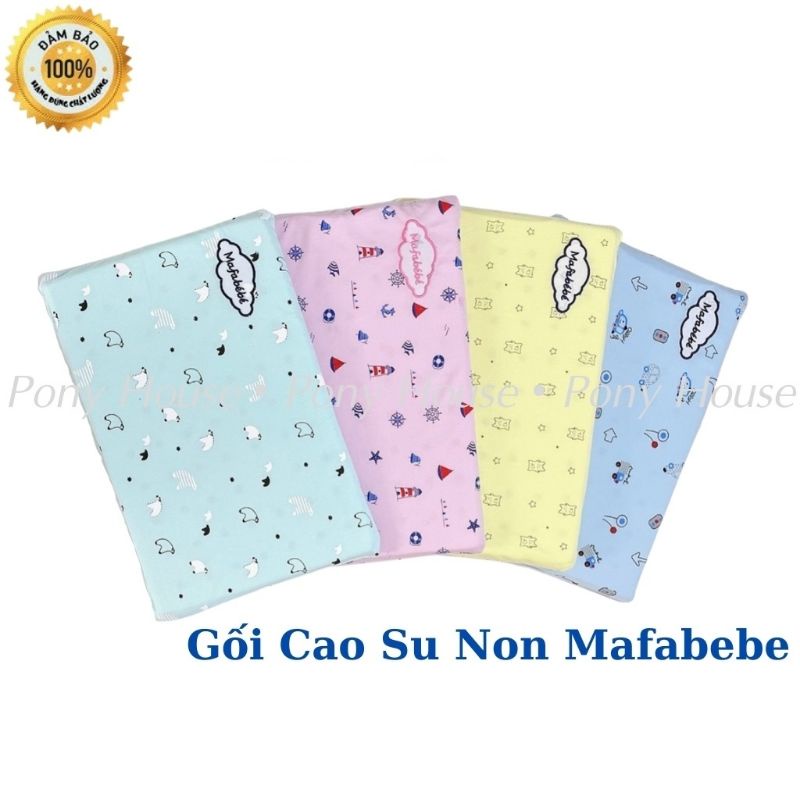 Gối Cao Su Non Cỡ Đại MAFABEBE Thông Hơi Chống Ngạt Cho Bé