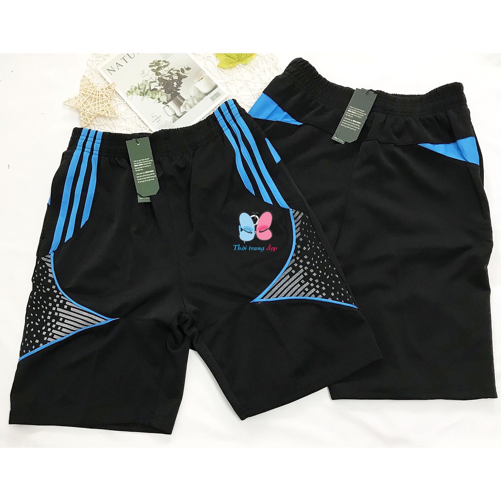 Quần đùi nam từ 60kg - 70kg short lửng nam vải thun dày có 2 túi trước và dây rút lưng - hàng tốt - QN49