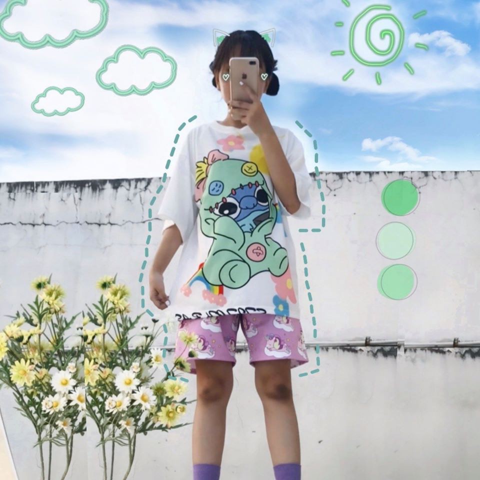 [Mã WAADD giảm 20k đơn 99k] Áo tay lỡ form rộng_ Freesize 65kg | BigBuy360 - bigbuy360.vn