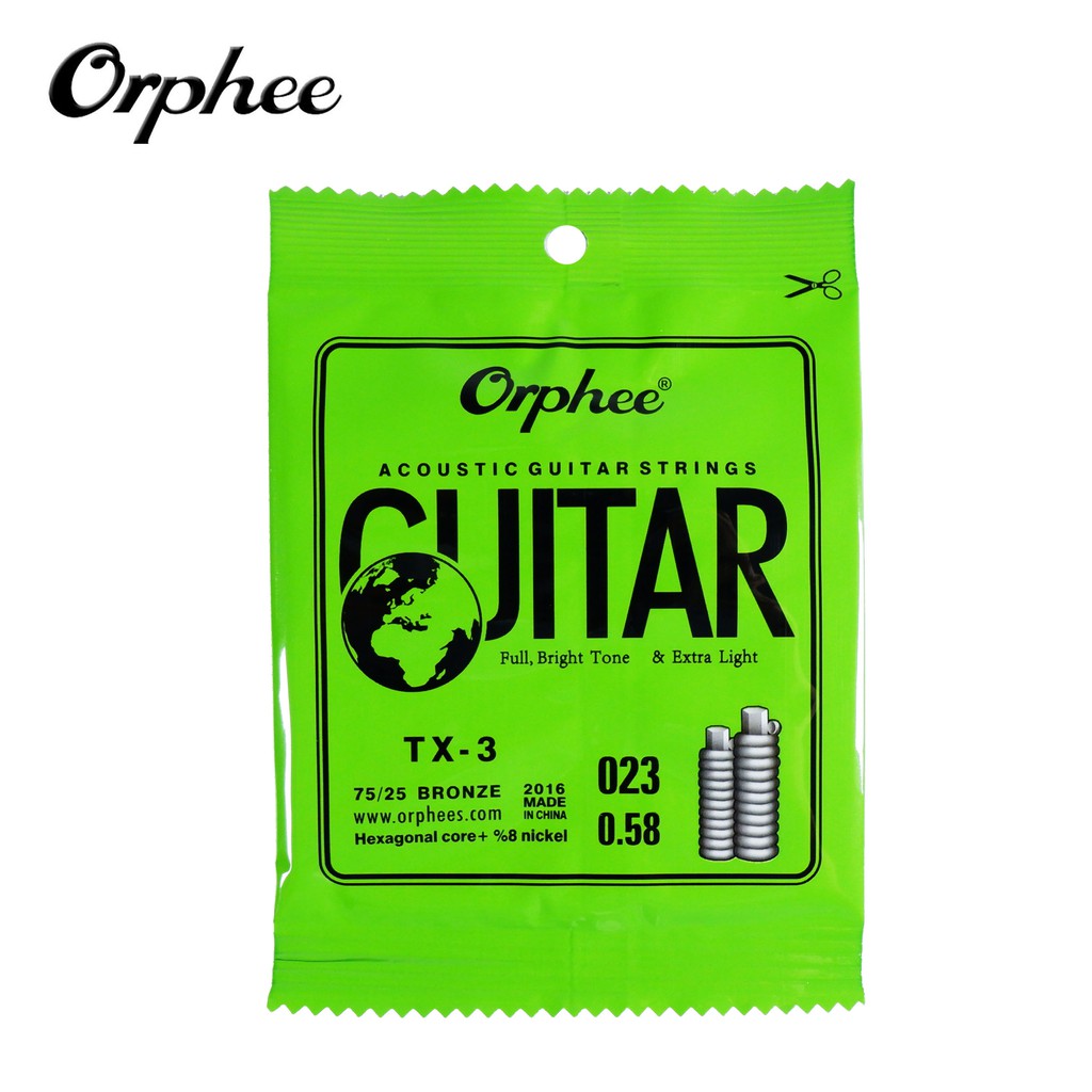 Dây Đàn Guitar Acoustic (023) No. 3 Tones G Unit Of Thorn Unit Orphee Tx-3