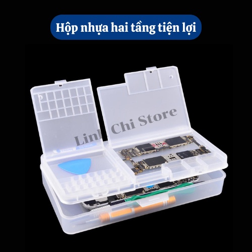 Hộp hai tầng tiện ích đựng máy, main, linh kiện