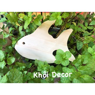 cá gỗ từ gỗ tái chế