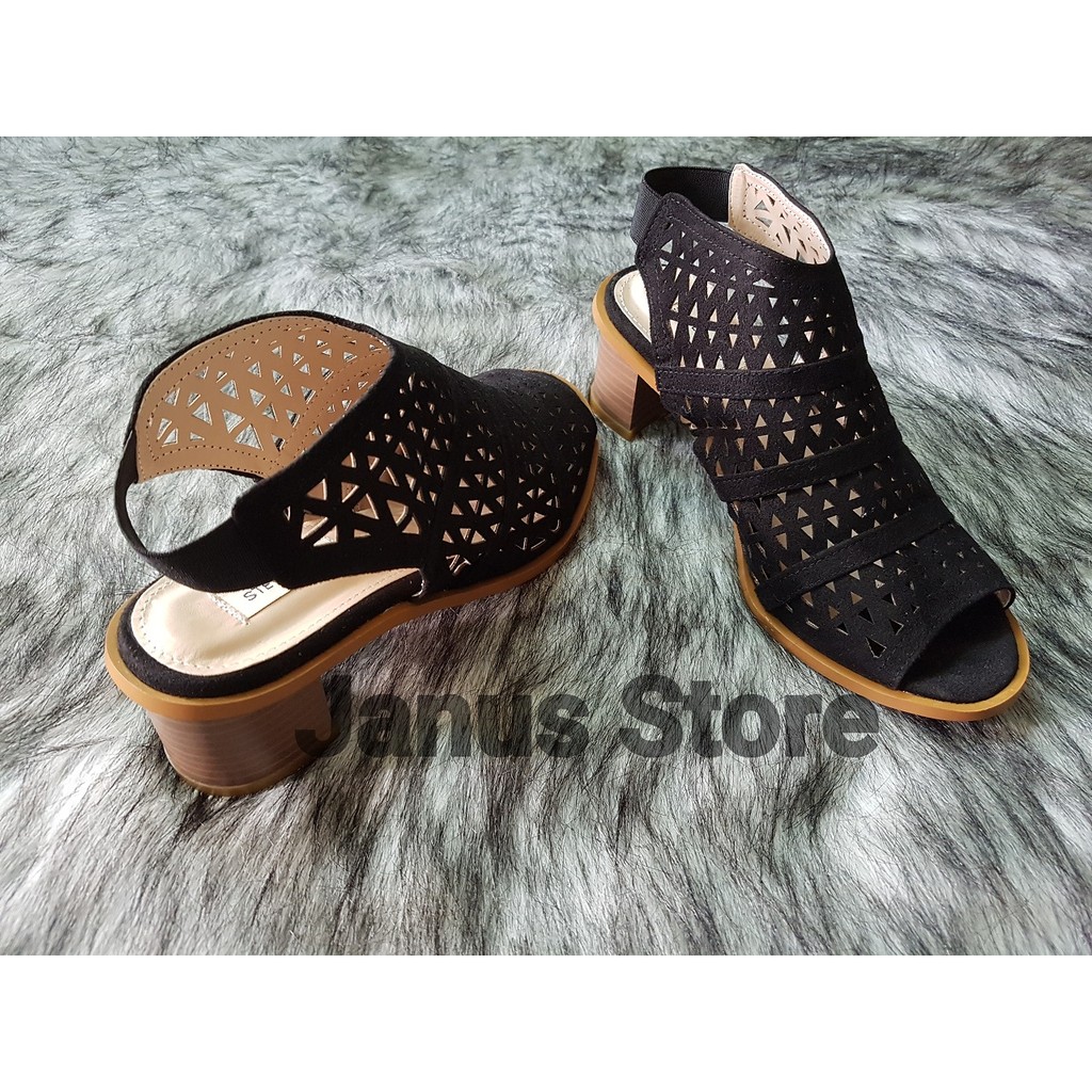 Giày boot lazer đen