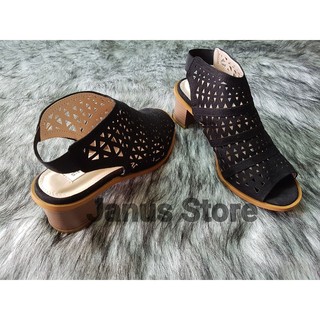 Giày boot lazer đen