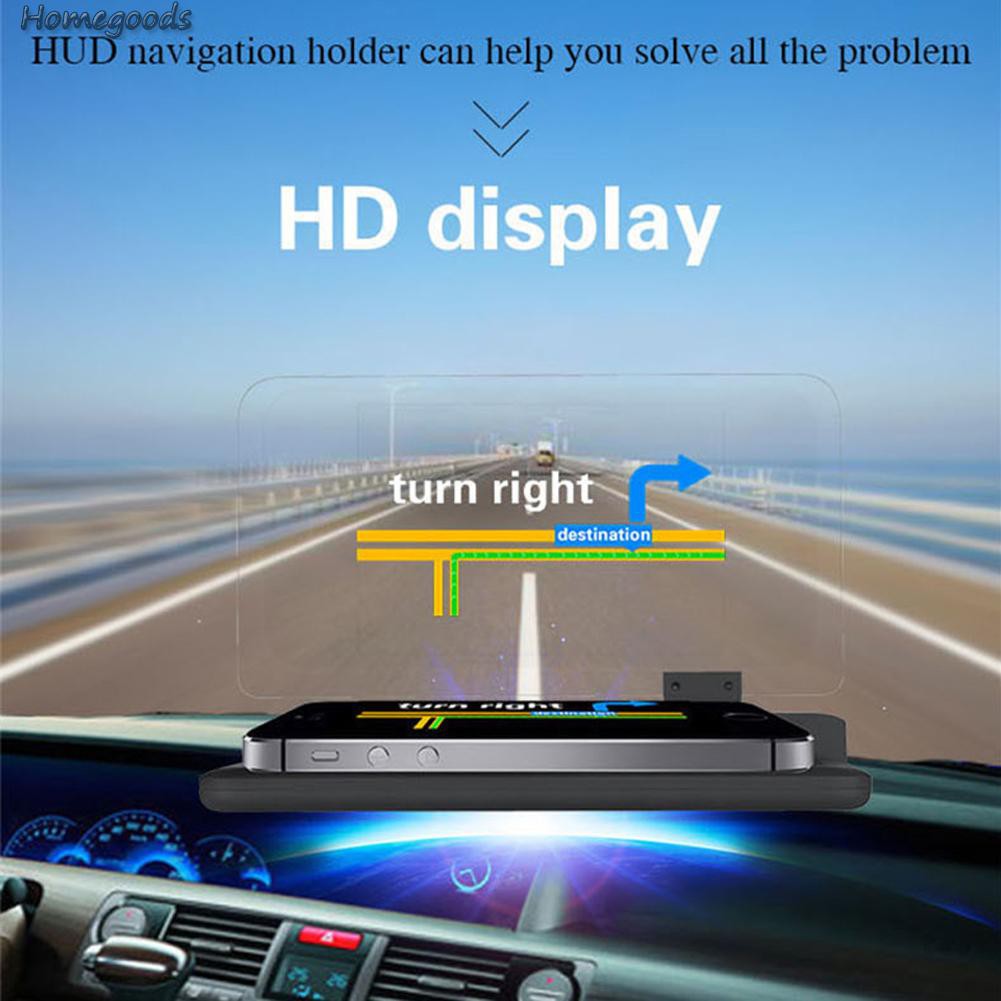 Home-Universal Car GPS Navigation Bracket HUD Head Up Display Phone Holder-Goods
