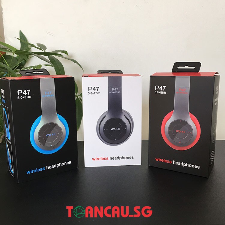 Tai nghe bluetooth P47 - Tai nghe không dây âm thanh đỉnh cao phiên bản Bluetooth 5.0