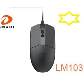 Chuột máy tính có dây dareu USB ( e DAREEU) LM103 (USB) - BH 24T Mai Hoàng