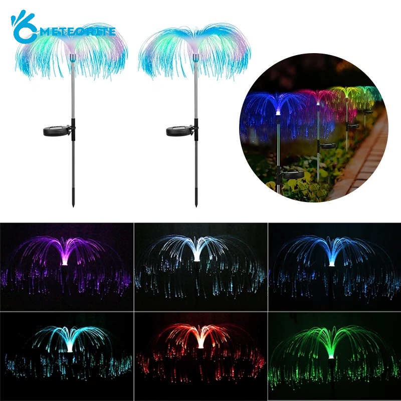 1 Đèn LED Trang Trí Sân Vườn Chống Nước Hình Sứa Nhiều Màu Sử Dụng Năng Lượng Mặt Trời