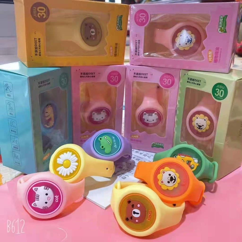 Đồng Hồ Tinh Dầu Chống Muỗi Cho Bé Trai Và Gái Maisonkids