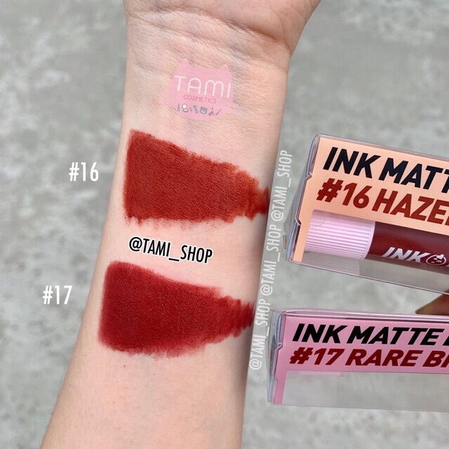 | KHÔNG VỎ HỘP | Son kem Peripera Ink Matte Blur Tint