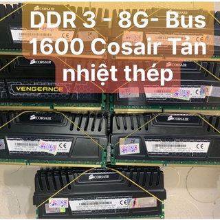 Ram - ddr3 - 8g - bus 1600 hiệu cosair tản nhiệt thép - vi tính bắc hải