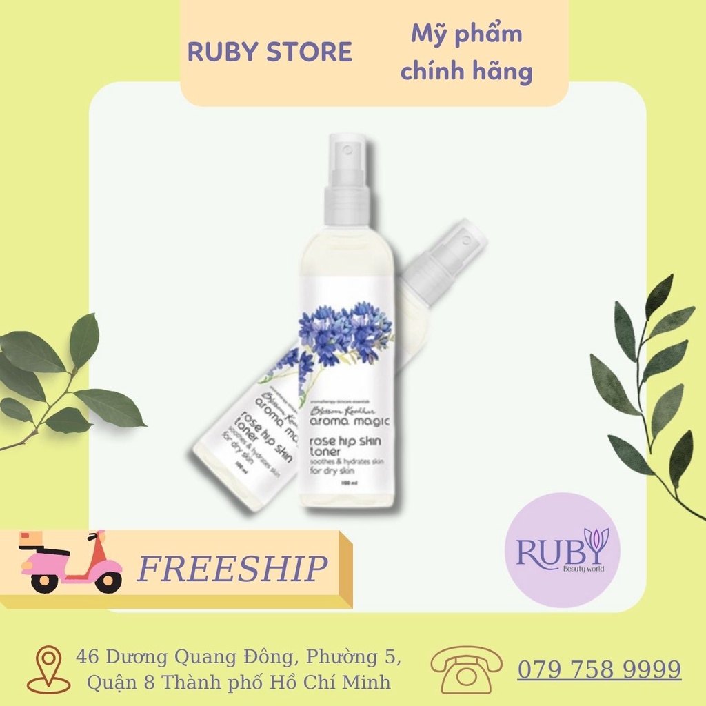 Aromamagic Toner chiết xuất rosehip tinh dầu tầm xuân