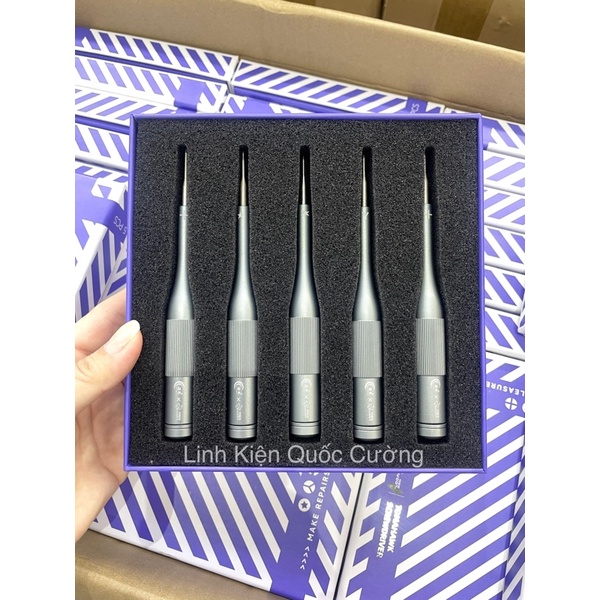 Bộ 5 cây vít Tomahawk giá siêu rẻ mở full iP và Androi