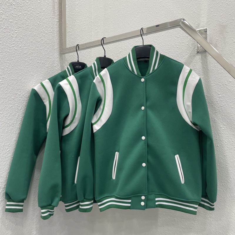 Áo Khoác varsity áo bomber teddy SLP nam nữ chất đẹp cao cấp