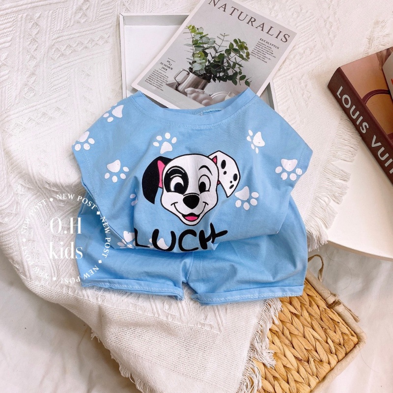 Quần áo trẻ em MATYDO đồ bộ bé trai bé gái bộ cotton hình mickey thời trang trẻ em đáng yêu