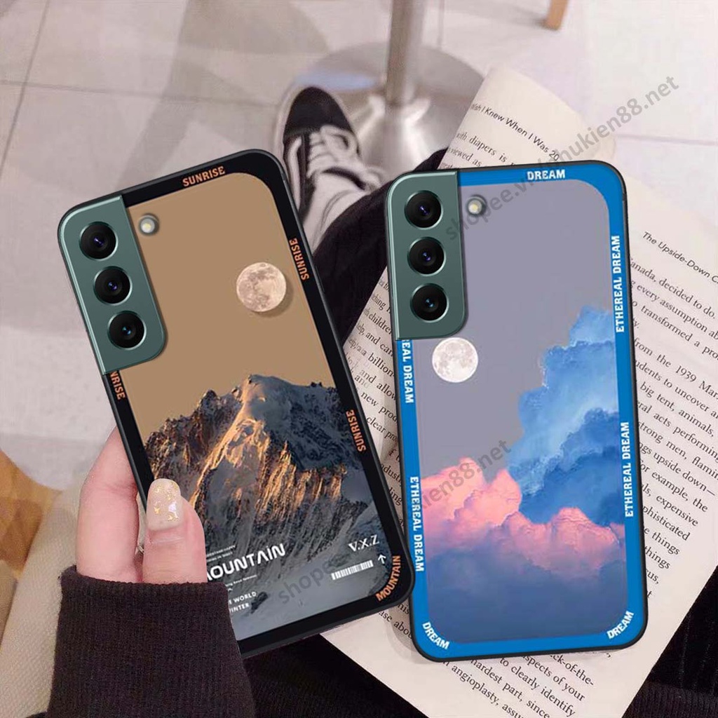 Ốp Samsung S22 / S22 Plus / S22 Ultra / S22+ hình vũ trụ, mountain, cloud phong cách cá tính