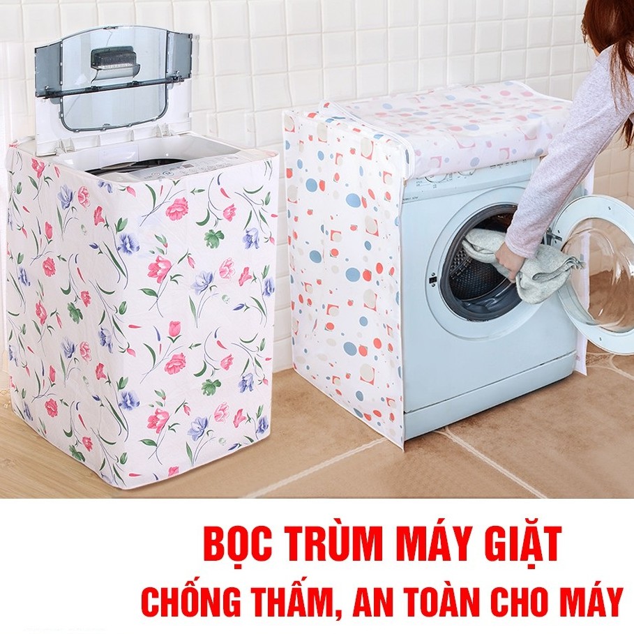 ✔️BÁN BUÔN - Vỏ Bọc Máy Giặt Cửa Ngang [GD031]