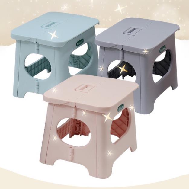 Ghế đẩu gấp gọn 2058 Hokori Nhựa Việt Nhật .Ghế nhựa Hokori xếp gọn mang đi du lịch tiện lợi