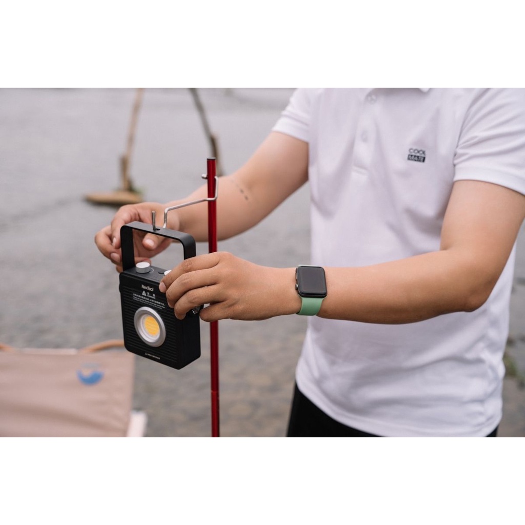 Đèn sạc di động, đèn tích điện cắm trại, dã ngoại ngoài trời chống nước kèm pin dự phòng USB