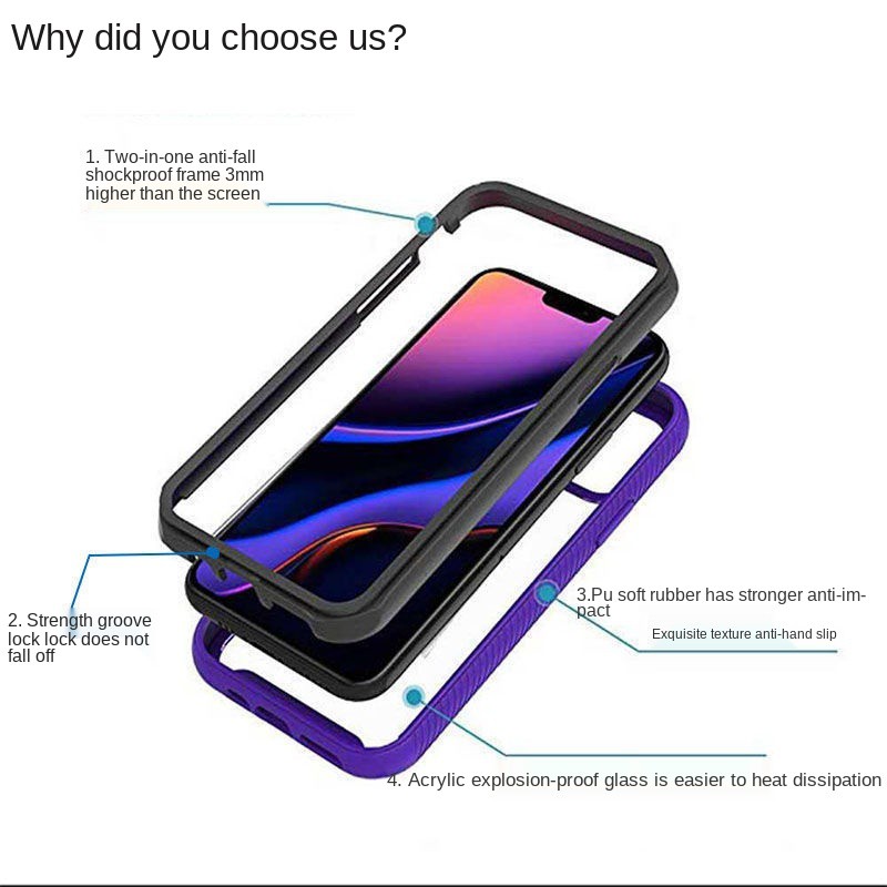 Ốp Điện Thoại Chống Rơi Cho Iphone 12 Pro 11 / Pro / Promax 7 8 Plus 11pro | BigBuy360 - bigbuy360.vn