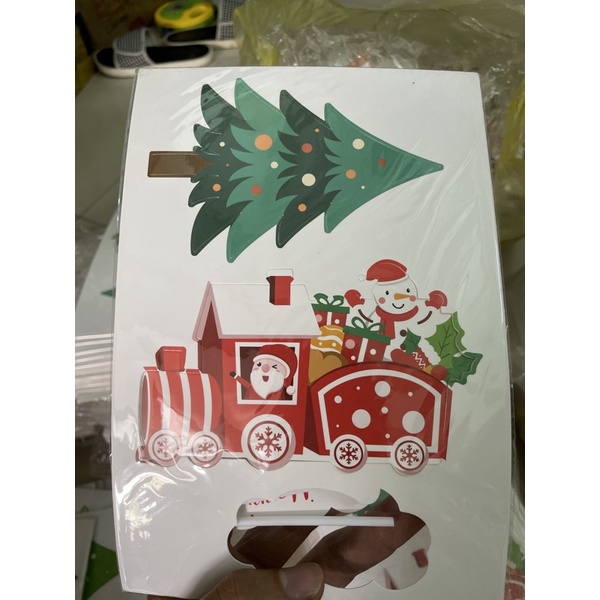 [Freeship] Tổng Hợp Set Cắm Noel Trang Trí Bánh Kem