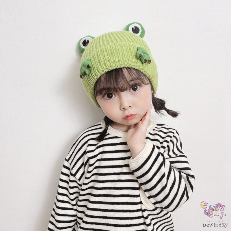 Mũ Dệt Kim Hoạ Tiết Hoạt Hình Phong Cách Hàn Quốc Cho Bé