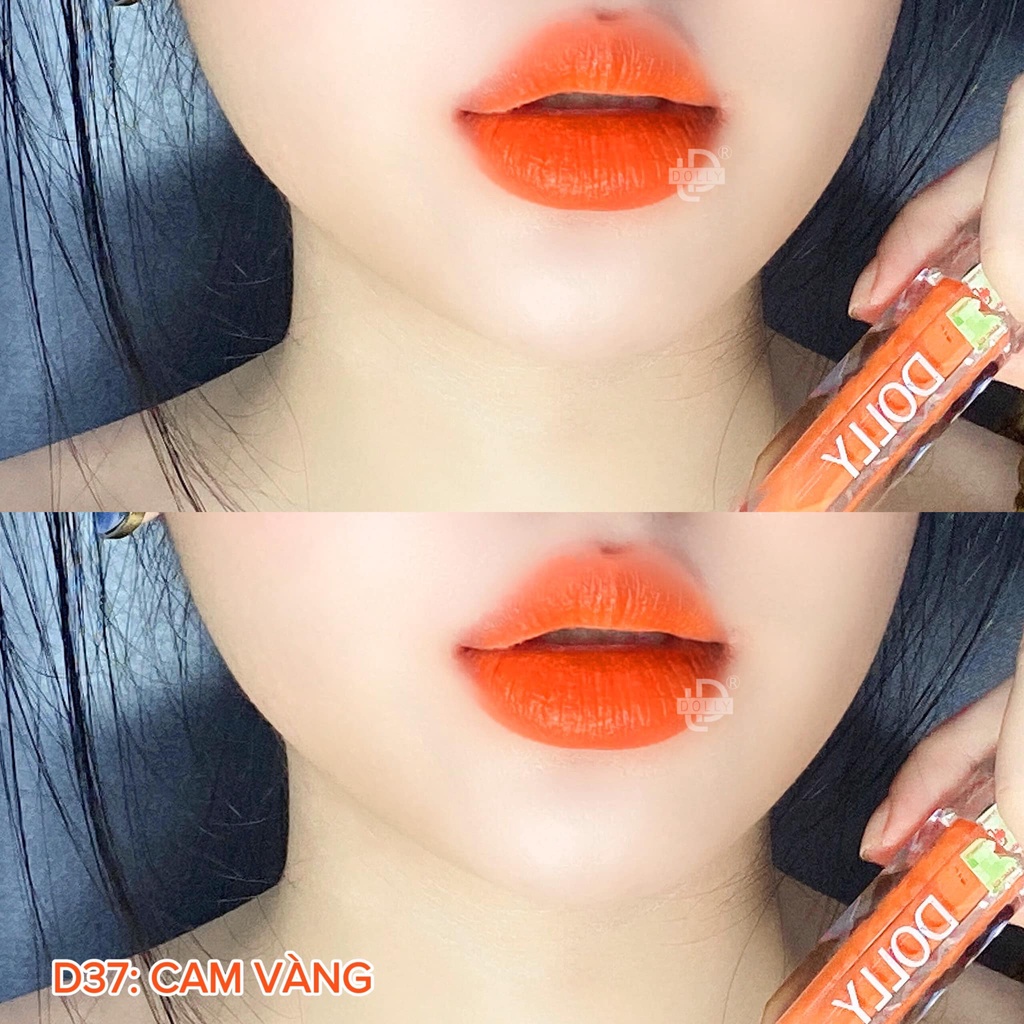 Son Kem Lì DOLLY DIAMOND VELVET, Không Chì Cao Cấp
