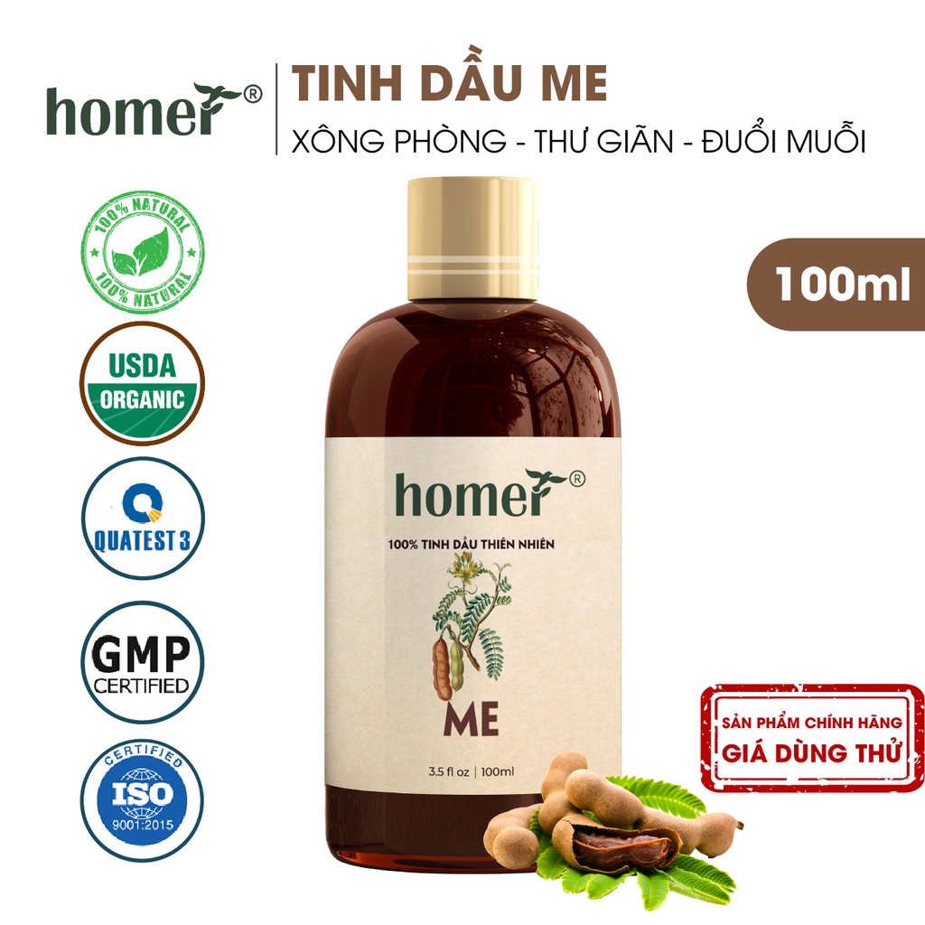 Tinh dầu Me Homer - Tamarind Essential Oil - đạt chuẩn chất lượng kiểm định