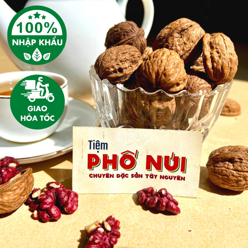 Nhân Óc Chó Đỏ Tiệm Phố Núi 500g, Tốt Cho Mẹ Bầu