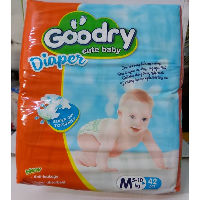 Tã dán Goodry Value Pack S46/M42/L38/XL34