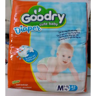 Tã dán Goodry Value Pack S46/M42/L38/XL34