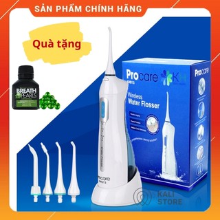 [Thế hệ mới + Quà tặng] Máy Tăm Nước Procare KHD13, Thiết Kế Du Lịch Nhỏ Gọn, Có Sạc Pin Chính Hãng 100%