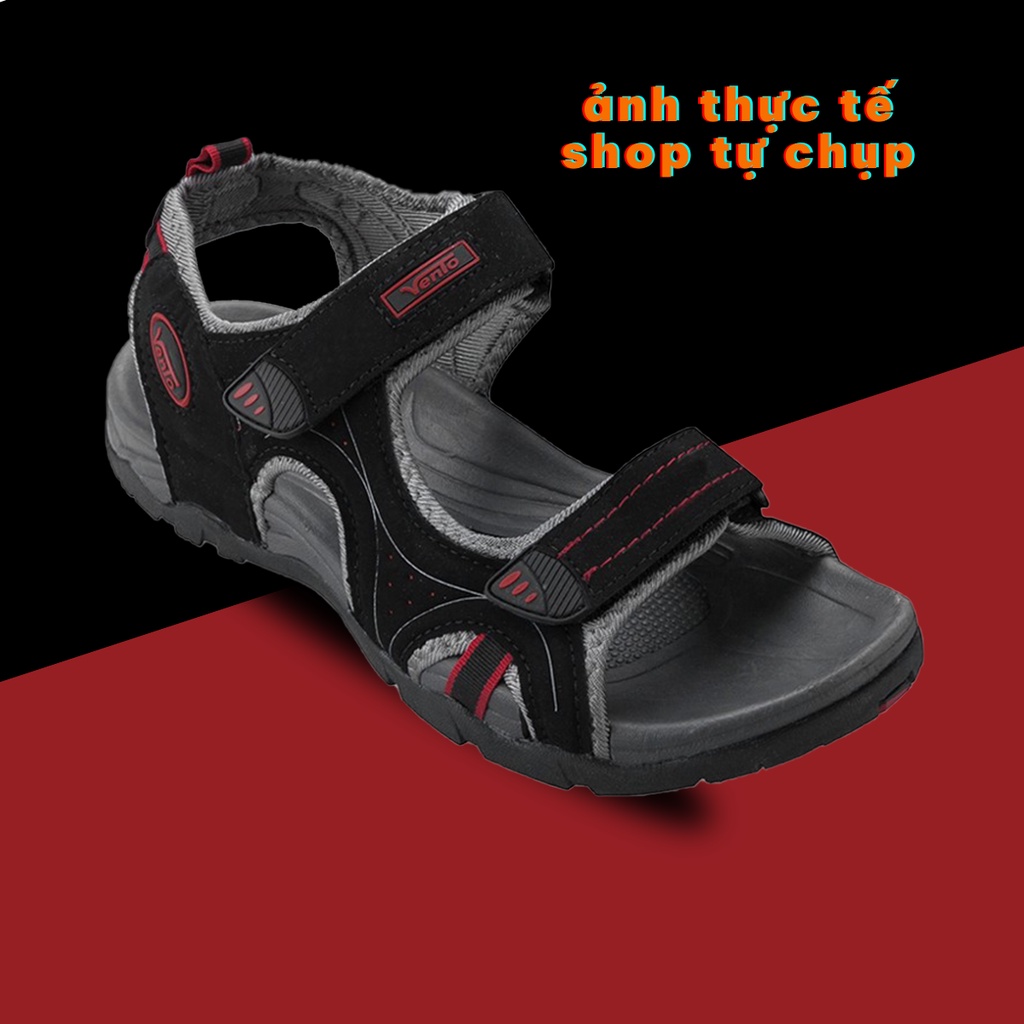 Giày sandal nam quai ngang Vento NV3610B màu đen