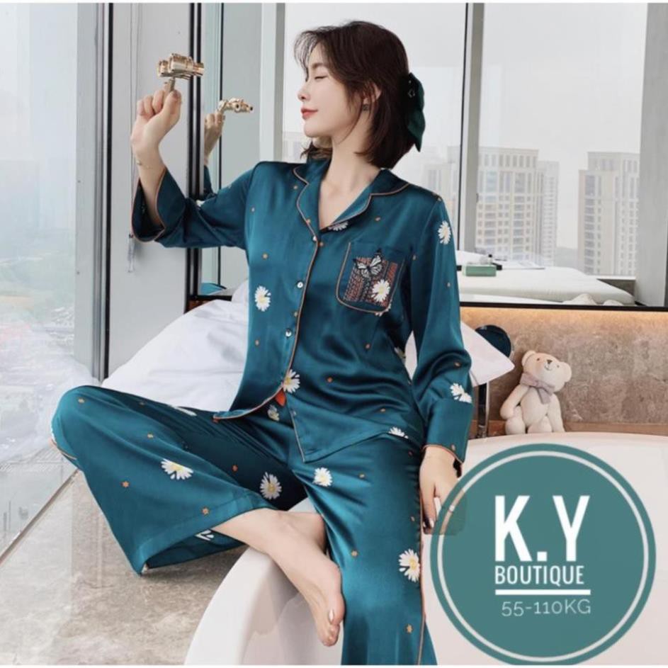 Bô Pijama lụa satin size 55-110kg bigsize 😍 ༴  ྇