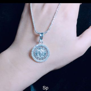 DÂY CHUYỀN BẠC MẶT VERSACE CHO NỮ