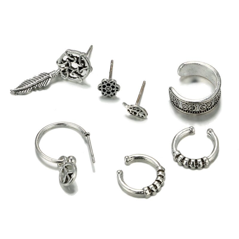 Bộ 7 khuyên tai thời trang nữ phong cách Bohemian độc đáo