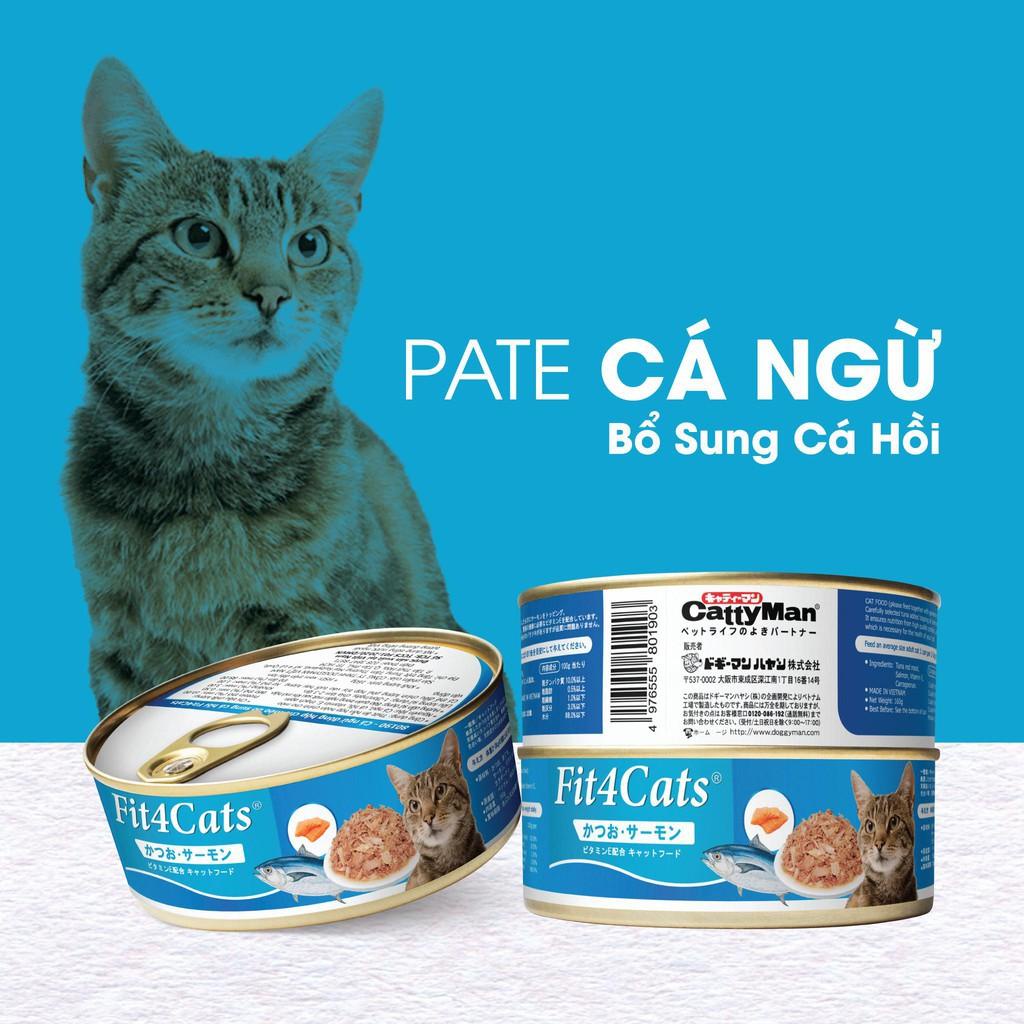 [Chính hãng] [Giá hủy diệt] Pate Cho Mèo Fit 4 Cats Lon 160gr