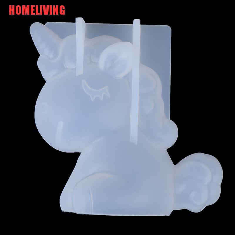 Khuôn Silicon Trong Suốt Hình Ngựa / Mèo Làm Nến DIY