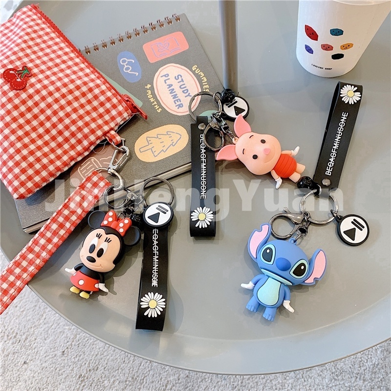 Dây Móc Khóa Hình Hoa Cúc/ Chuột Mickey/ Minnie Xinh Xắn