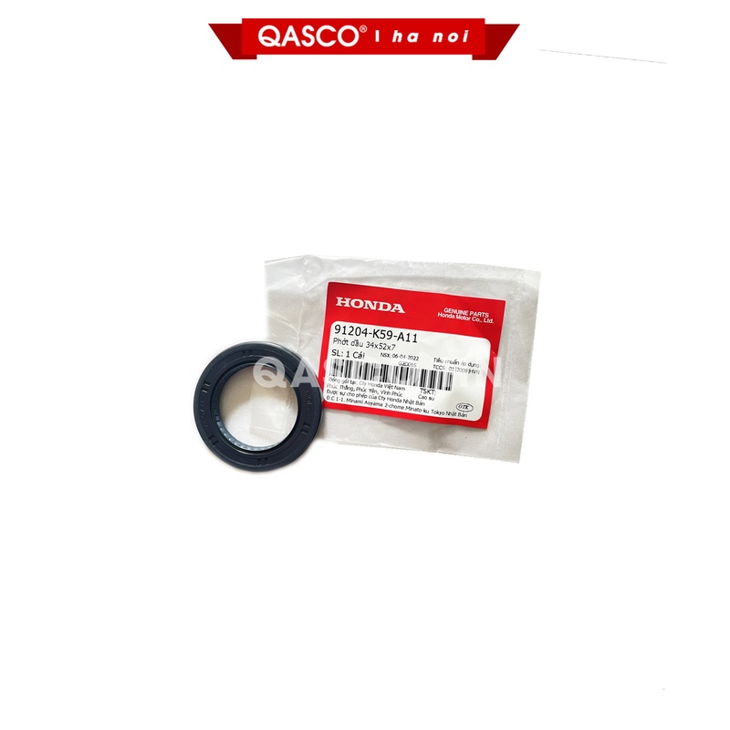 Phớt dầu 34x52x7 HONDA Air Blade 125   QASCO Phụ Tùng Xe Máy_(91204K59A11) H1646