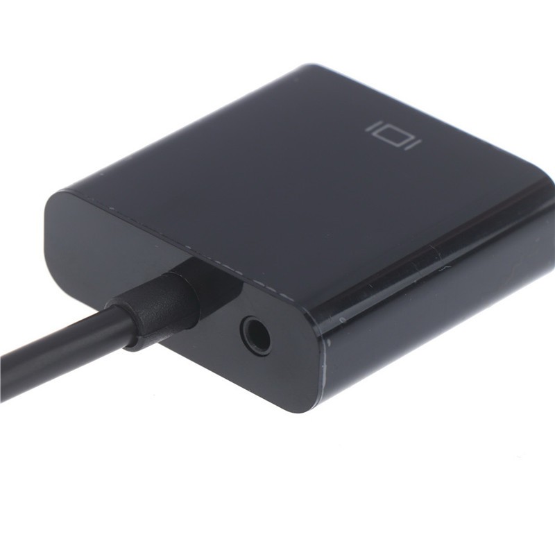 Jettingbuy Bộ Chuyển Đổi HDMI Sang Bộ Chuyển Đổi VGA + Giắc Âm Thanh 3.5 Mm Full HD 1080 P